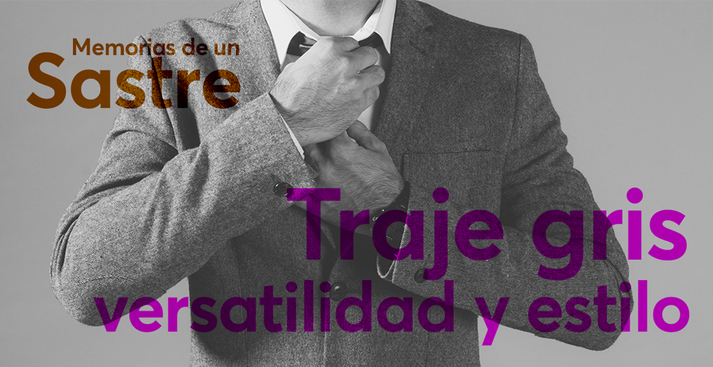 Traje gris para oficina versatilidad y estilo